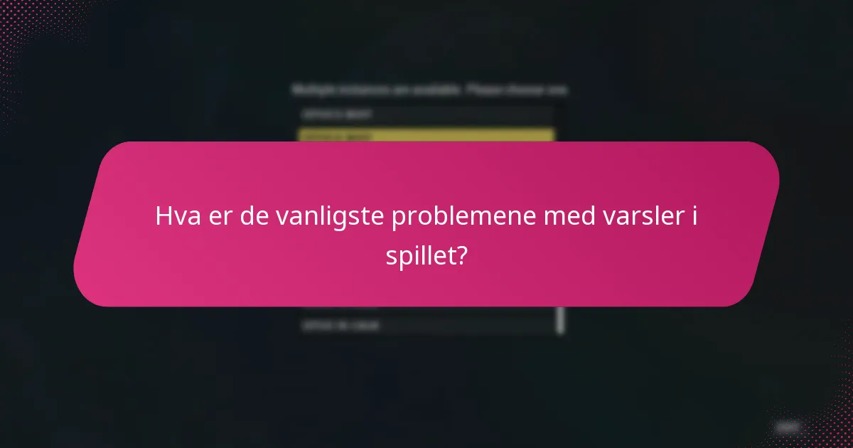Hvordan kan jeg feilsøke problemer med varsler i spillet?
