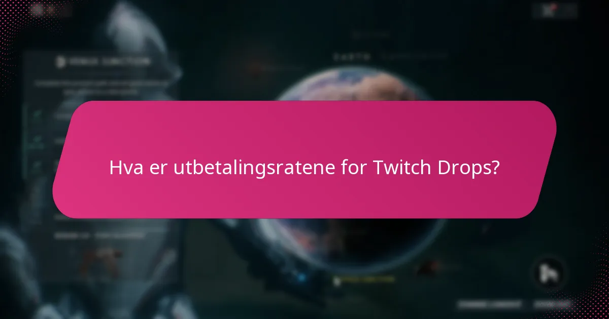 Hva er belønningsgrensene for Twitch Drops?