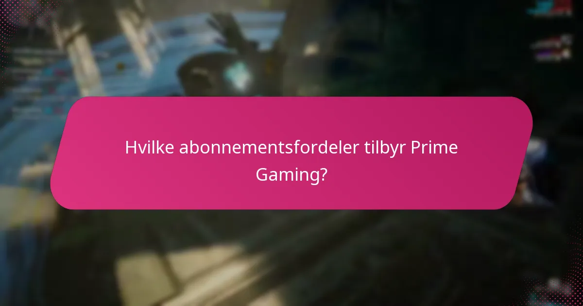 Hvilke typer belønninger kan brukere kreve gjennom Prime Gaming?